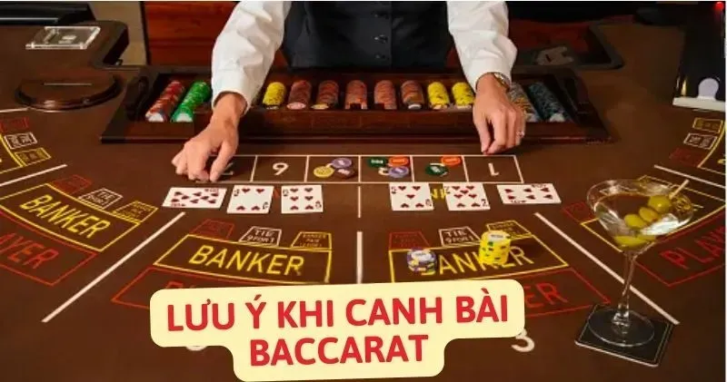 Lưu ý khi canh bài baccarat