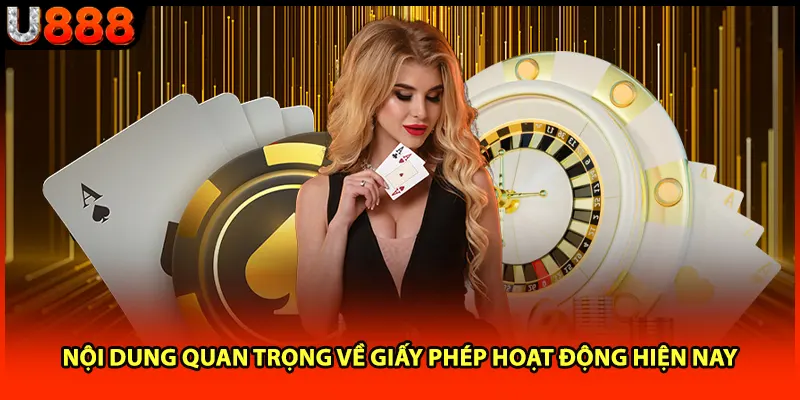 Nội dung quan trọng về giấy phép hoạt động hiện nay Nội dung quan trọng về giấy phép hoạt động hiện nay